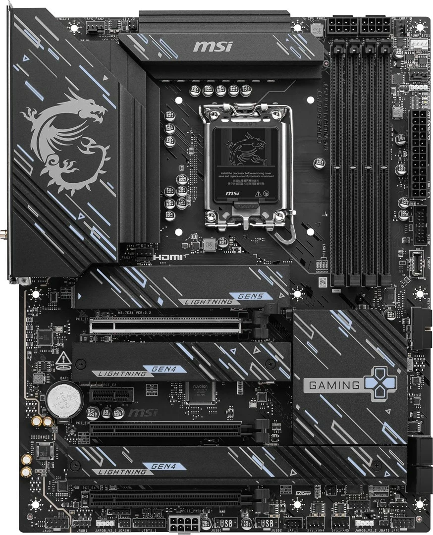 Matična plošča MSI Z890 GAMING PLUS WIFI, Intel Z890, ATX, črna