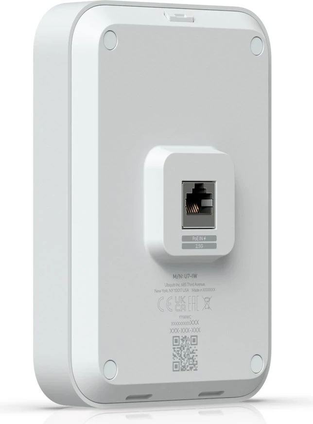 Brezžični dostopni punkt Ubiquiti U7 In-Wall, 4300 Mbit/s, PoE, bel