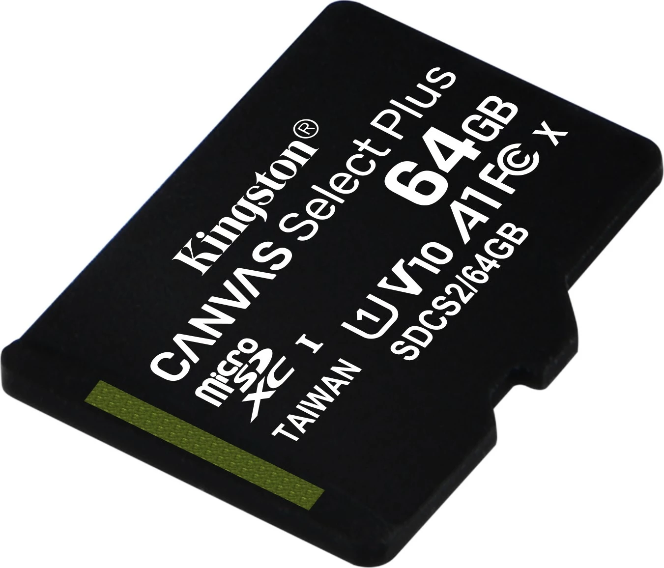 microSDXC kartica Kingston Canvas Select Plus 64 GB, 100 MB/s, črna