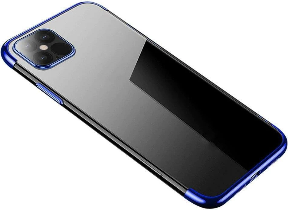 Prozoren ovitek Hurtel Clear Color 0,3 mm za Xiaomi Redmi Note 11 Pro / 11 Pro 5G / 11 Pro+, modro obrobljen