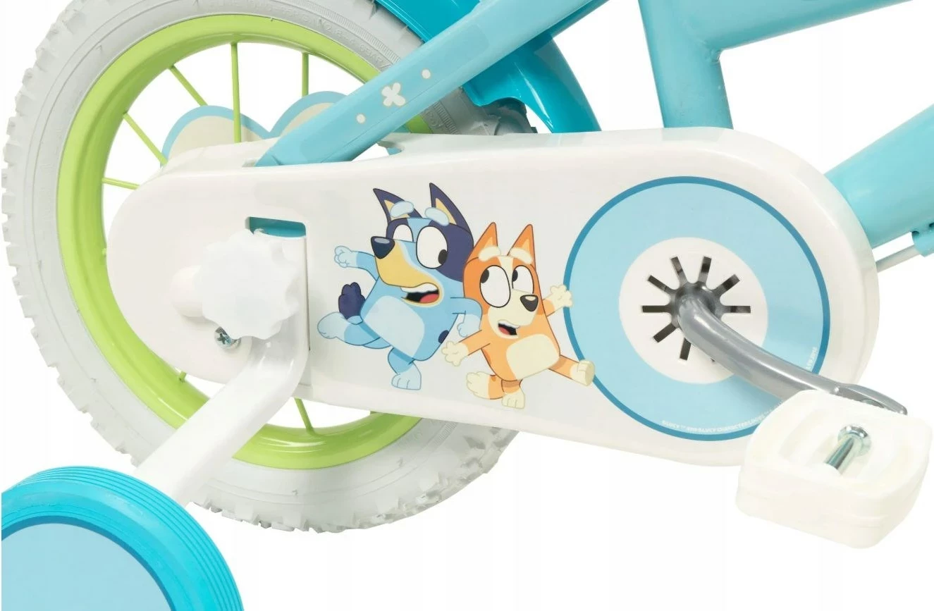 Otroško kolo TOIMSA Bluey 12 in, modro/limetno