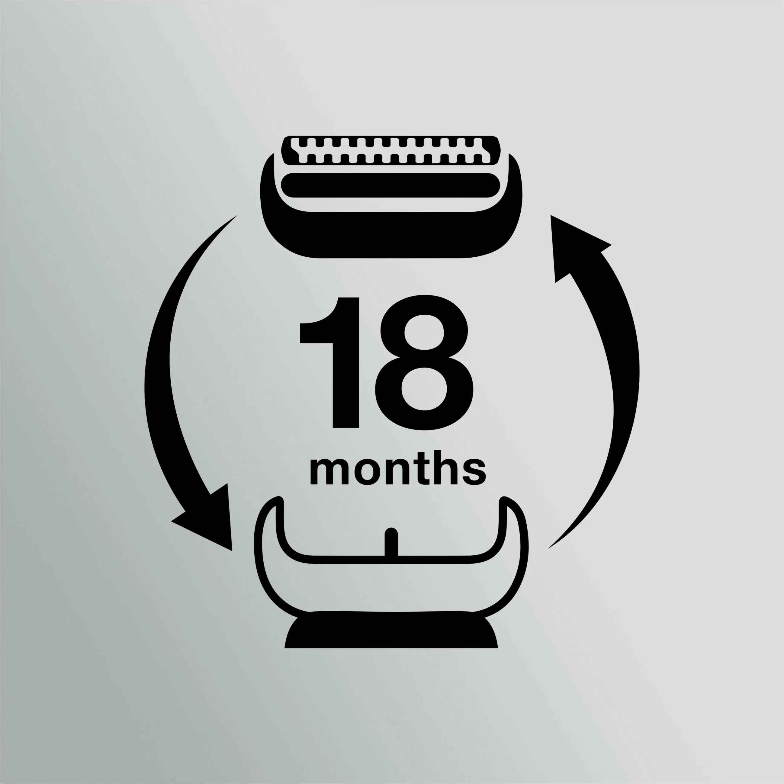 Glava za britje Series 5/6, Braun 81697104, črna