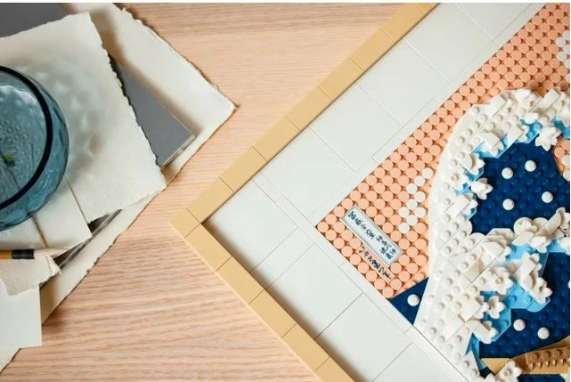 Umetniška sestavljanka The Great Wave LEGO Art 31208, 1810 delov, za odrasle