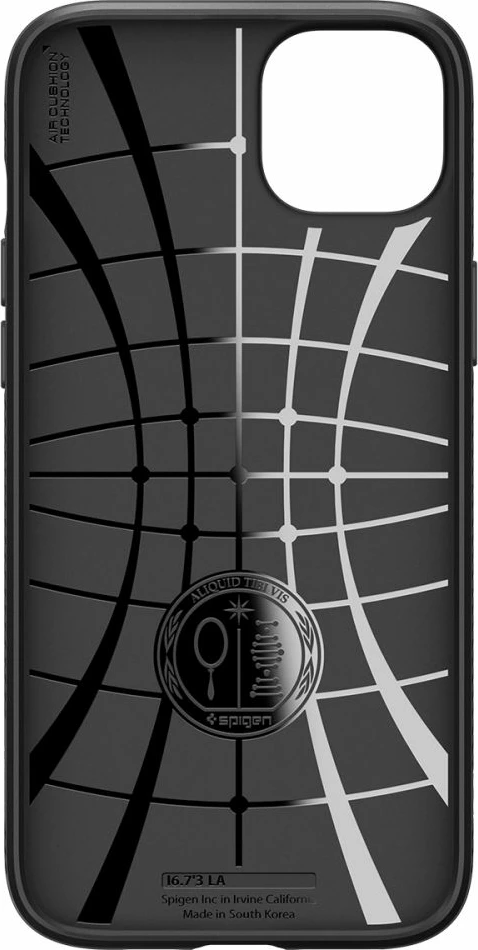 Zaščitni ovitek Liquid Air za iPhone 15 Plus, Spigen, mat črn