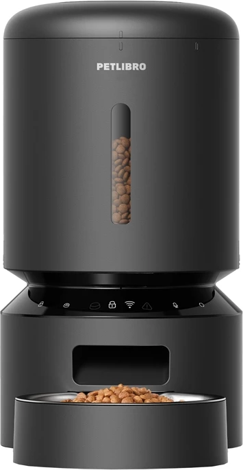 Samodejni razdeljevalec hrane za hišne ljubljenčke Petlibro Granary PL-AF103-34B, 5 L, črn