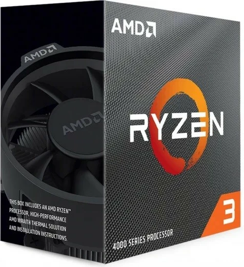 Procesor 4 jedra, 8 niti, 3,8 GHz, Socket AM4, Box — AMD Ryzen 3 4100