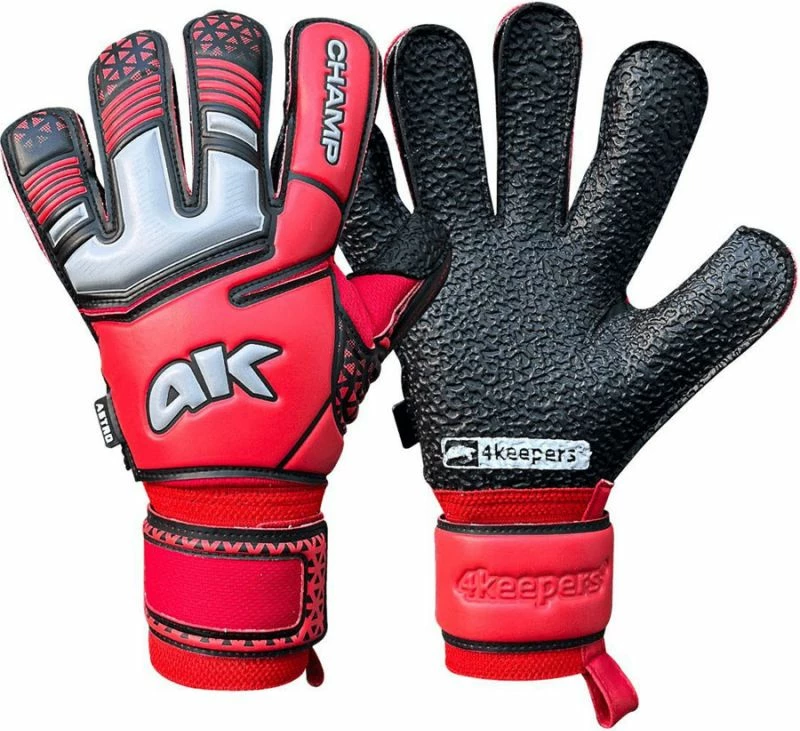 Rokavice vratarja za moške, 4keepers, rdeče