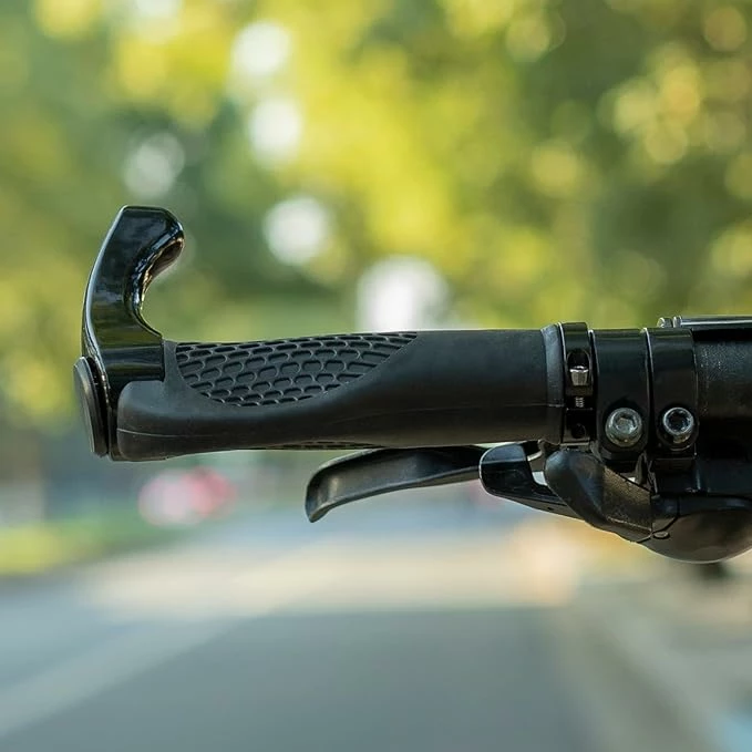 Ročaji za kolo z rogovi, Rockbros BT1007B, črni