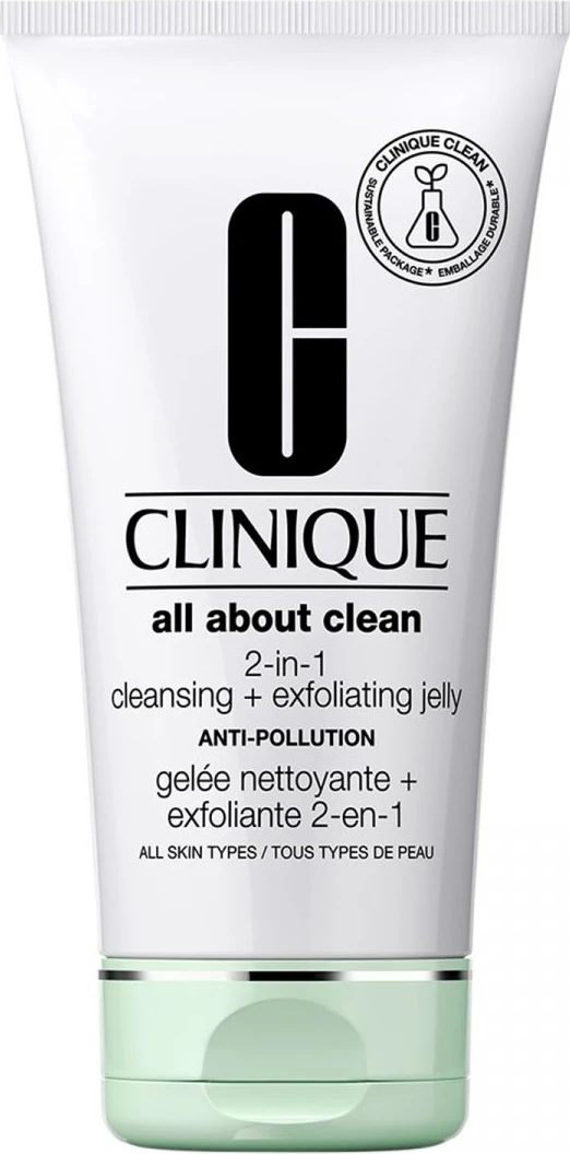 Čistilni in piling gel za obraz 2-v-1 Clinique All About Clean, 150 ml