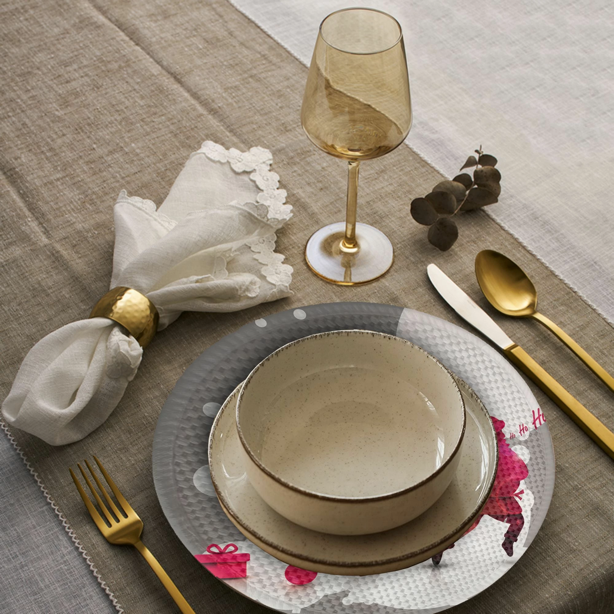 Set namiznih podlog Hermia Concept, večbarvne, 4 kosi, 37 cm