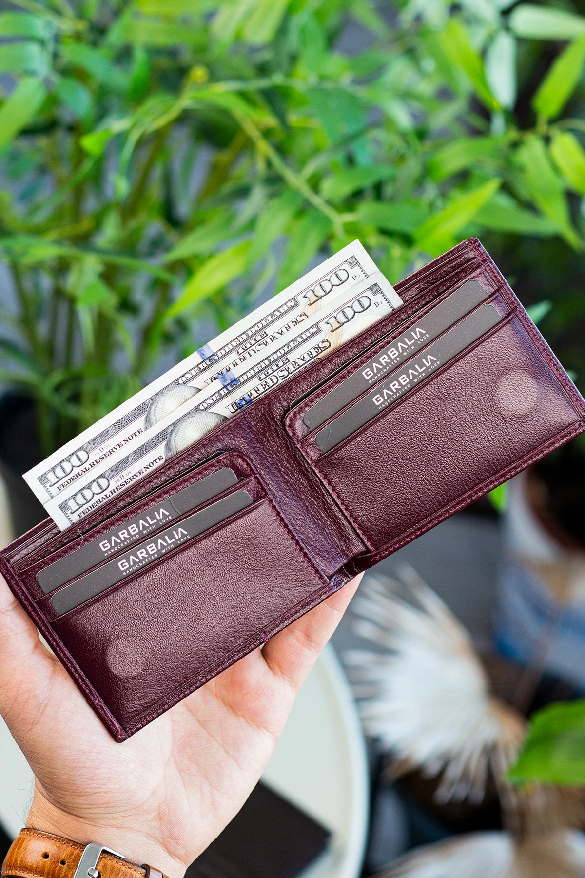 Moška denarnica, Claret rdeča, Zoozie Bags David