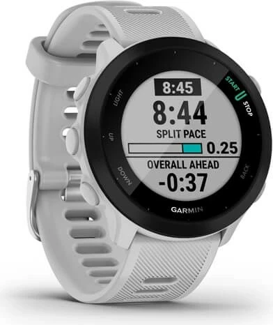 Pametna ura Forerunner 55, 42 mm, GPS, iOS, Garmin, bela