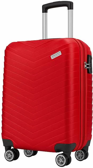 Velik potovalni kovček, rdeč, Zoozie Bags Wexta Wx-1001