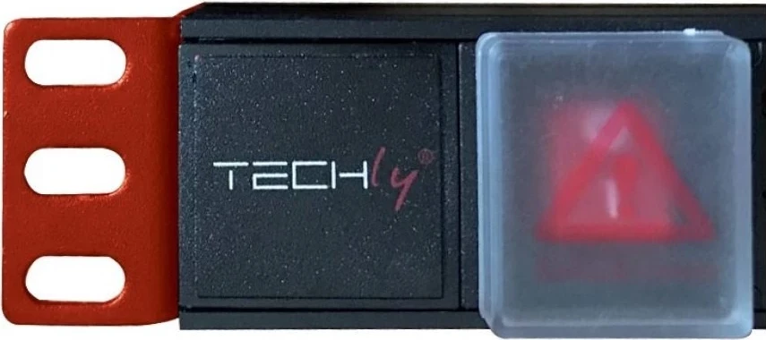 Napajalni trak za kabinet Techly 102635, 1U, 8 vtičnic Schuko, kabel 3 m