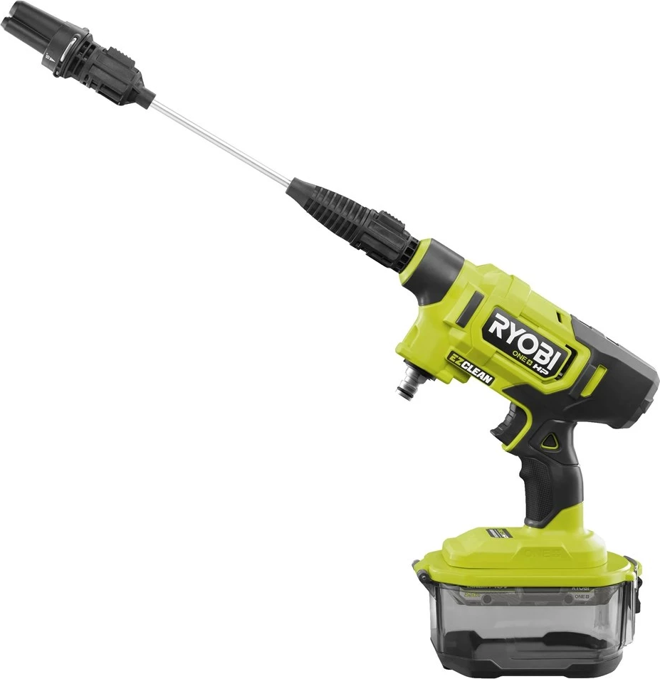 Brezžični visokotlačni čistilec, RYOBI RY18PW22A-0, 18V, črno/zelen