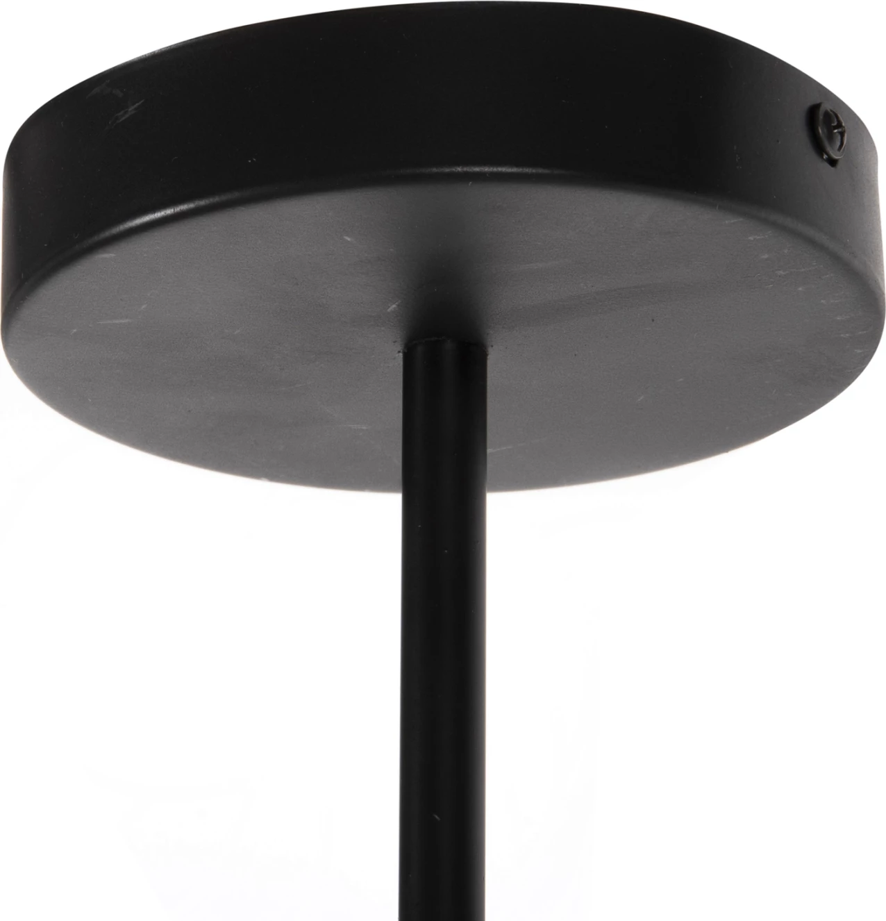 Stropna viseča svetilka s 6 lučmi FH4125 črna kovina 75x75x75H cm