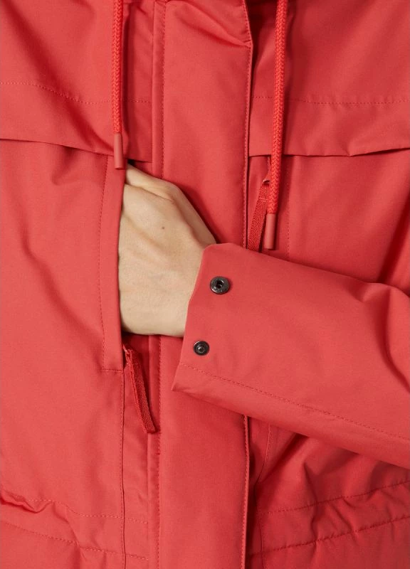 Parka za ženske Helly Hansen, Coastal Parka W 54012-101, rdeča