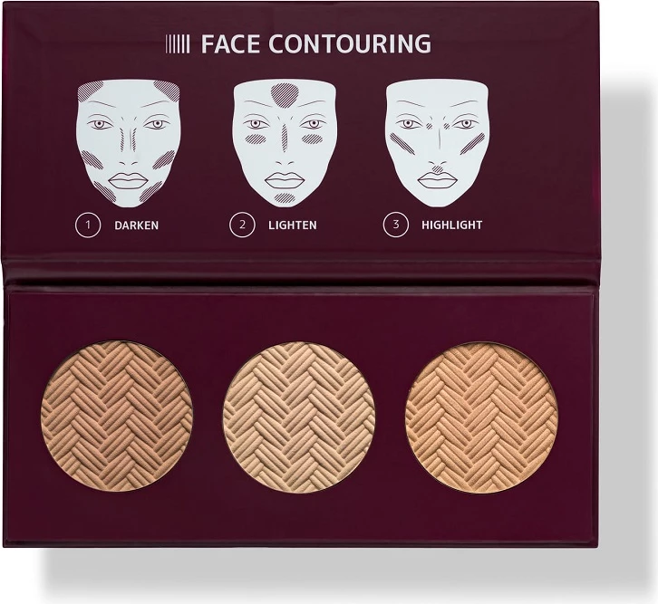 Paleta za konturiranje Affect Contour Palette za ženske, 18 g