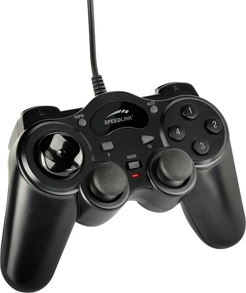 Gamepad za PC Speedlink Thunderstrike, USB, črn