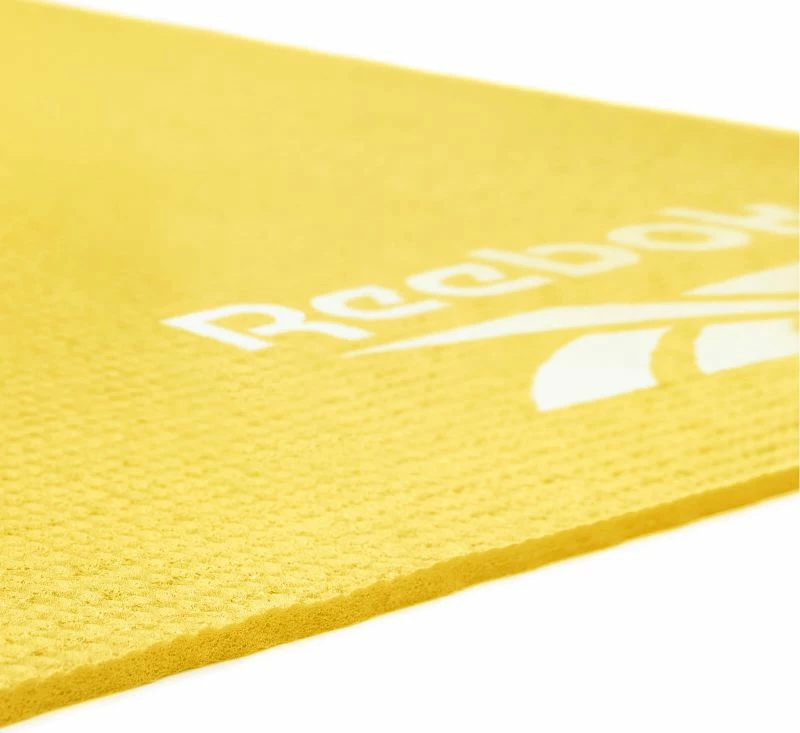 Joga podloga 4 mm, Reebok RAYG-11022YL, rumena