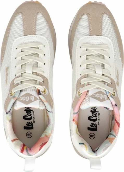 Ženske čevlje Lee Cooper, bele/bež