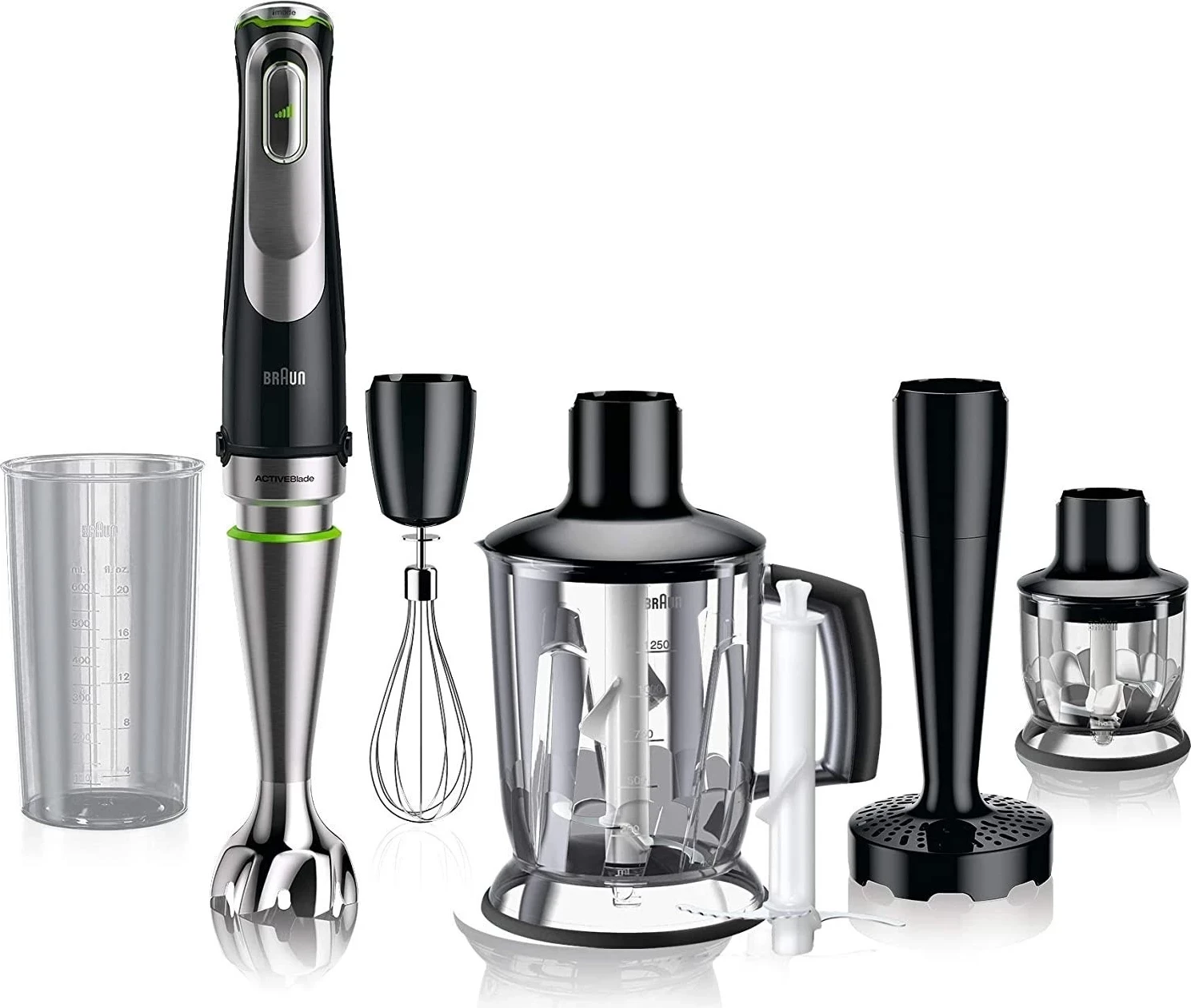 Ročni blender Multi Quick 9 MQ9147X, Braun, črn