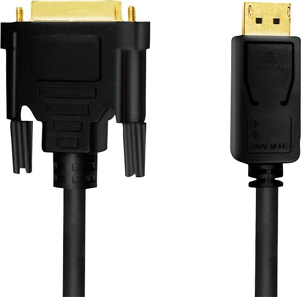 Kabel DisplayPort na DVI LogiLink CV0131, 2 m, črn