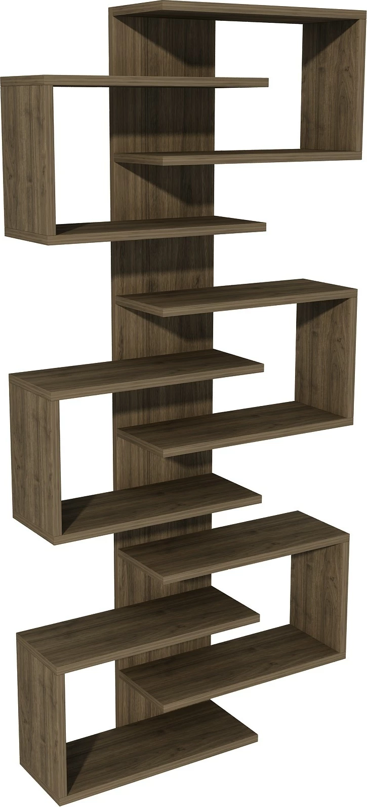 Polica za knjige Skye Decor, oreh