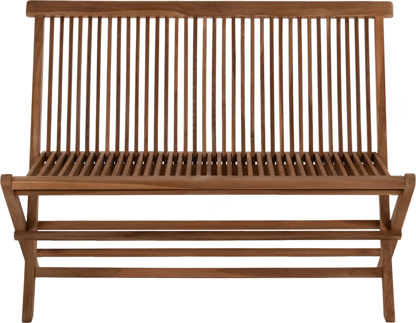 Zložljiva klop KENDALL FH9541 iz tikovine v naravni barvi 120x62x89H cm