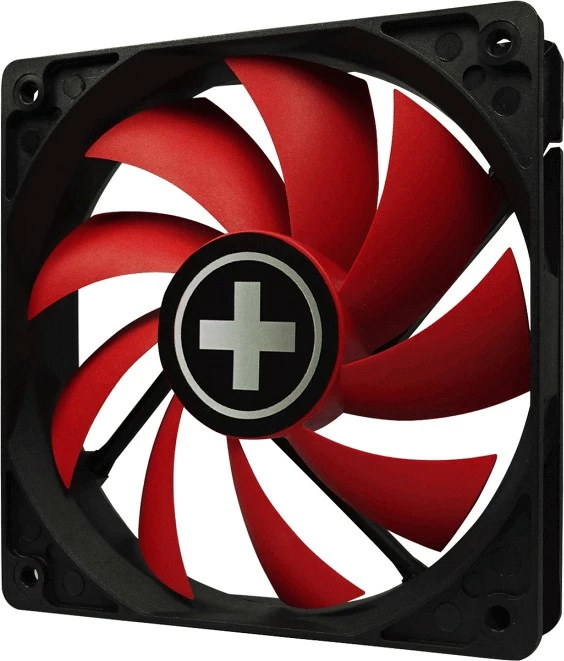 Ventilator za ohišje 12 cm, 1300 RPM, črn/rdeč Xilence XPF120.R