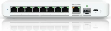 Upravljalni switch 2.5G, 8 x 2.5G + 1 x 10G, PoE, Ubiquiti UniFi Flex, bel