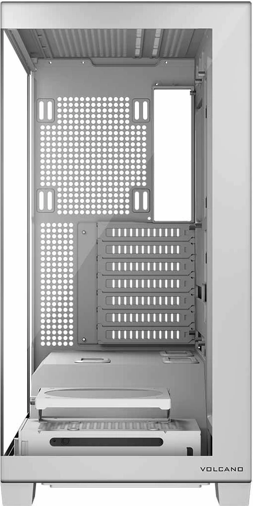 Računalniško ohišje MODECOM STELLAR NF ARGB 20, Midi Tower, ATX/ITX/Micro ATX, belo