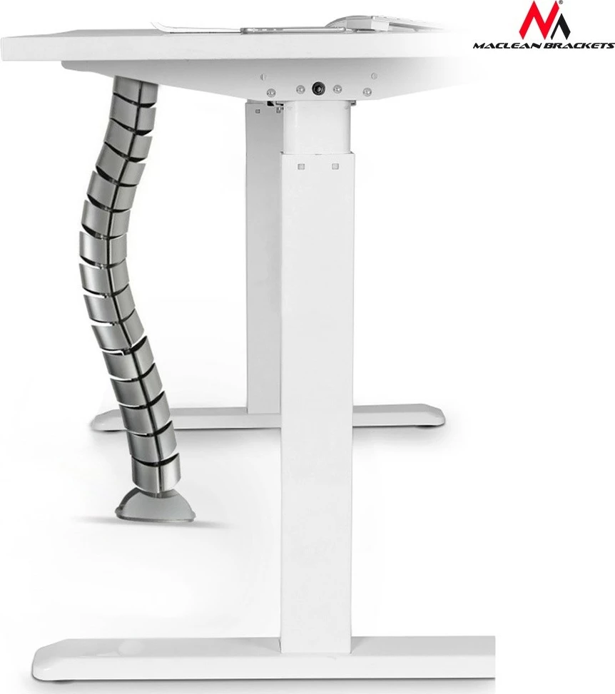 Organizator kablov, 80 cm, srebrn Maclean MC-768S