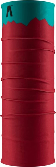 Večnamenski šal Alpinus Mari, rožnato-tirkizen