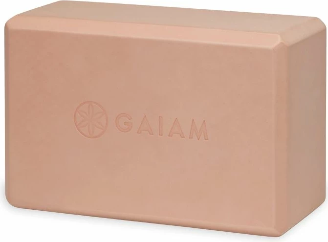 Joga blok Gaiam Cantaloupe Point 64967, rožnat