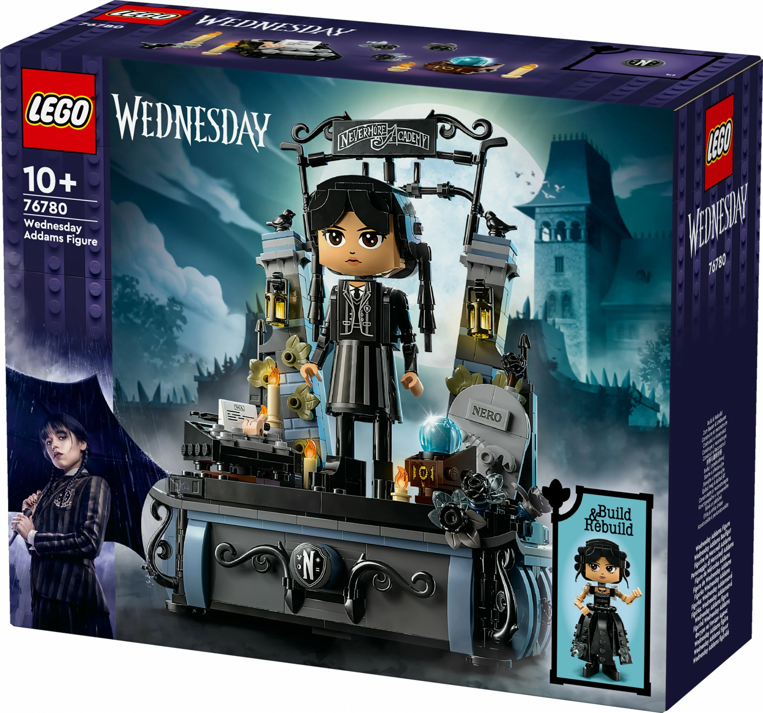 Set za sestavljanje Wednesday LEGO 76780, figurica Wednesday Addams, večbarven