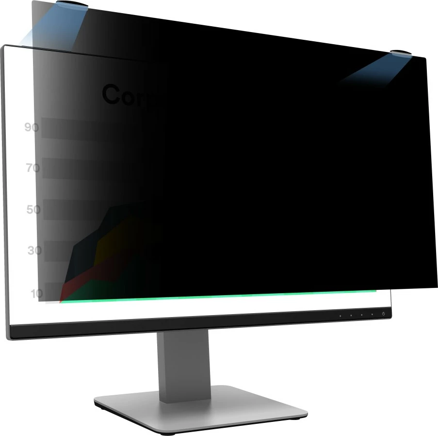 Filtr za zasebnost 24" 16:9, magnetni, črn 3M PF240W9EM