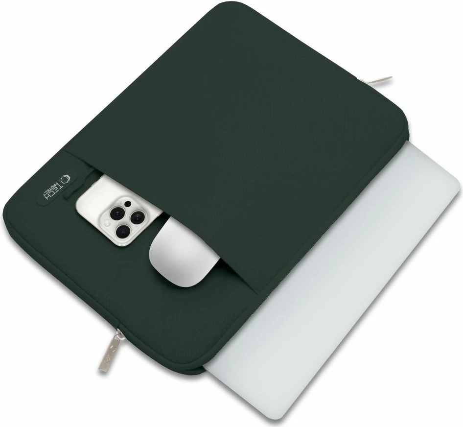 Zaščitni ovitek za prenosnik 15-16, Tech-Protect Sleevy, zelen