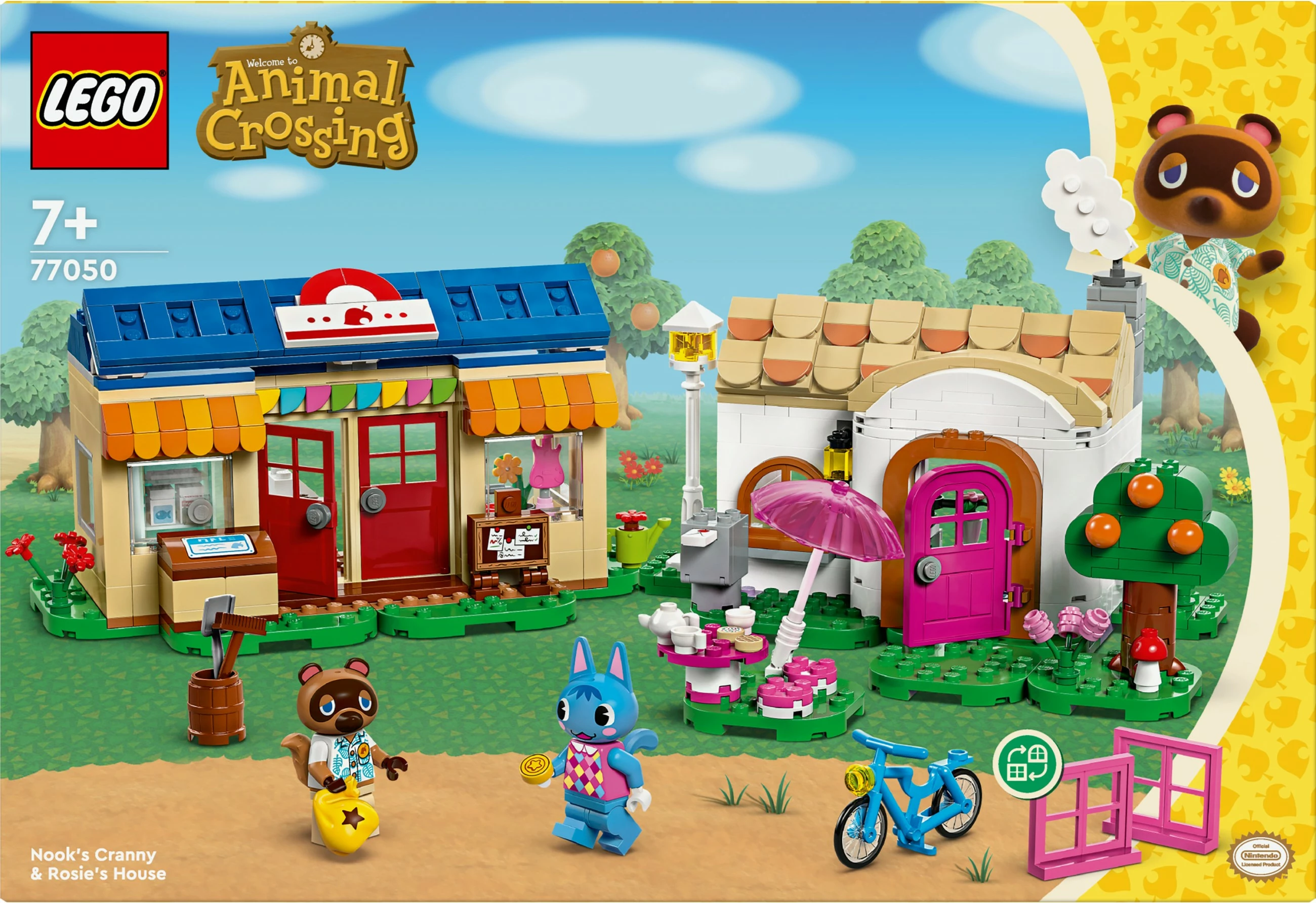 Set gradnje Animal Crossing LEGO 77050, 535 delov, večbarven
