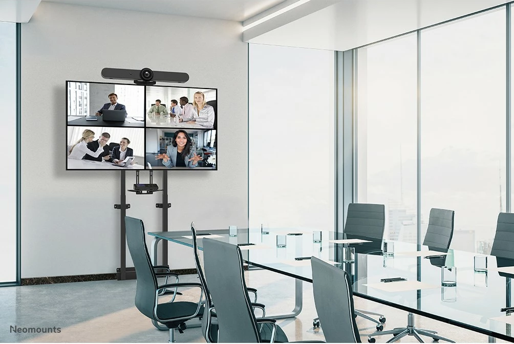 Multimedijski komplet Neomounts AFL-875BL1, univerzalen, polica, črna