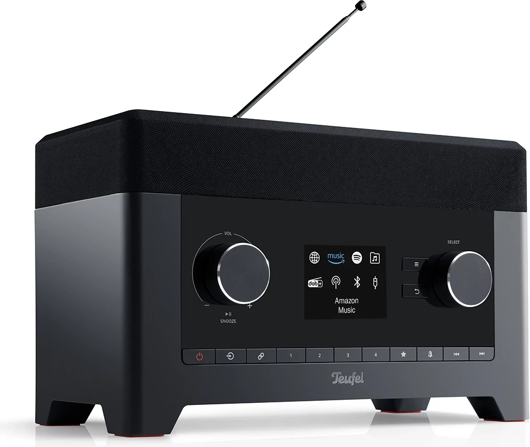 DAB+ radio Teufel RADIO 3SIXTY, črn