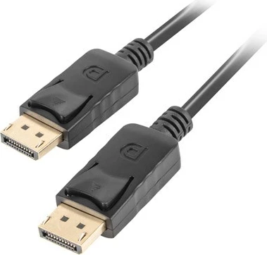 DisplayPort kabel Lanberg, 3 m, črn