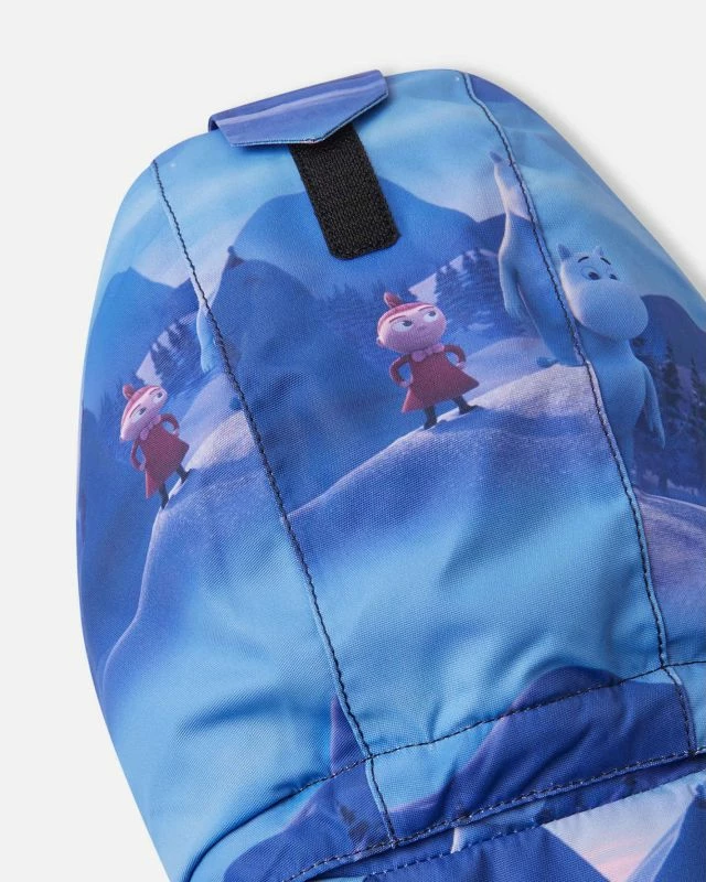 Zimski otroški kombinezon Reima Moomin Lyster Jr (5100011D-6301), moder