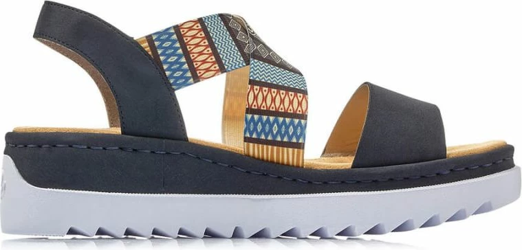 Udobne sandale Rieker, večbarvne