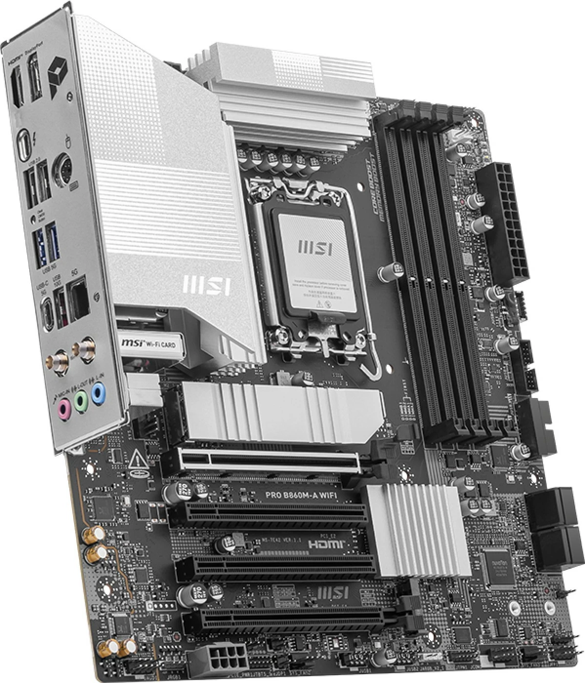 Matična plošča MSI PRO B860M-A WIFI, micro ATX, LGA1851