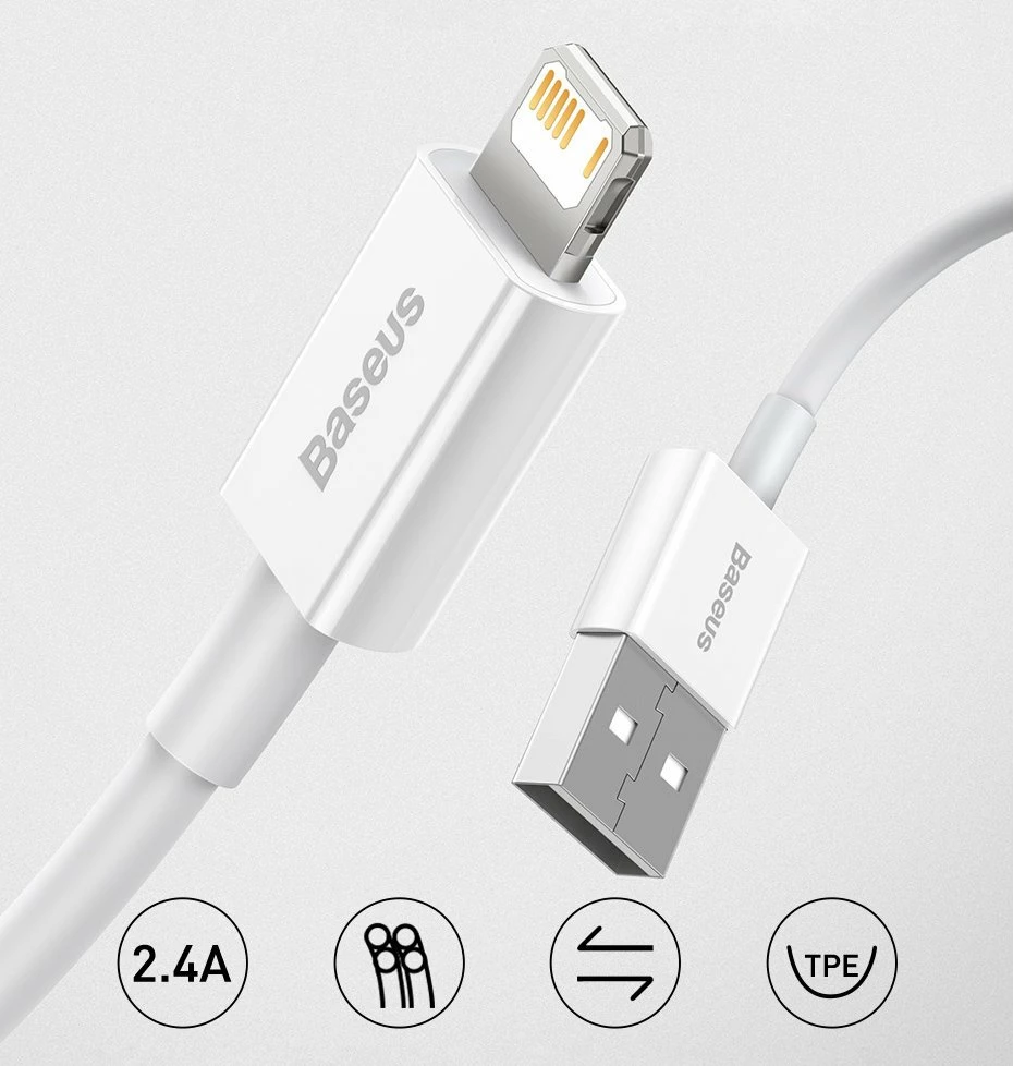 Kabel za polnjenje USB v Lightning, Baseus Superior CALYS-A03, 1 m, moder
