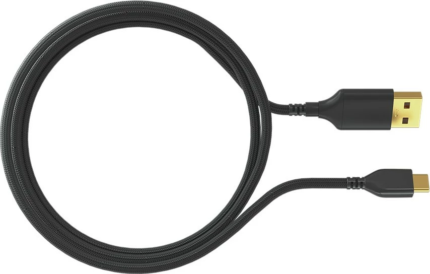 Ambidextrous igralniška miška Cherry XTRFY M42 RGB, optična, RF brezžična + USB Type-C, 19000 DPI, bela