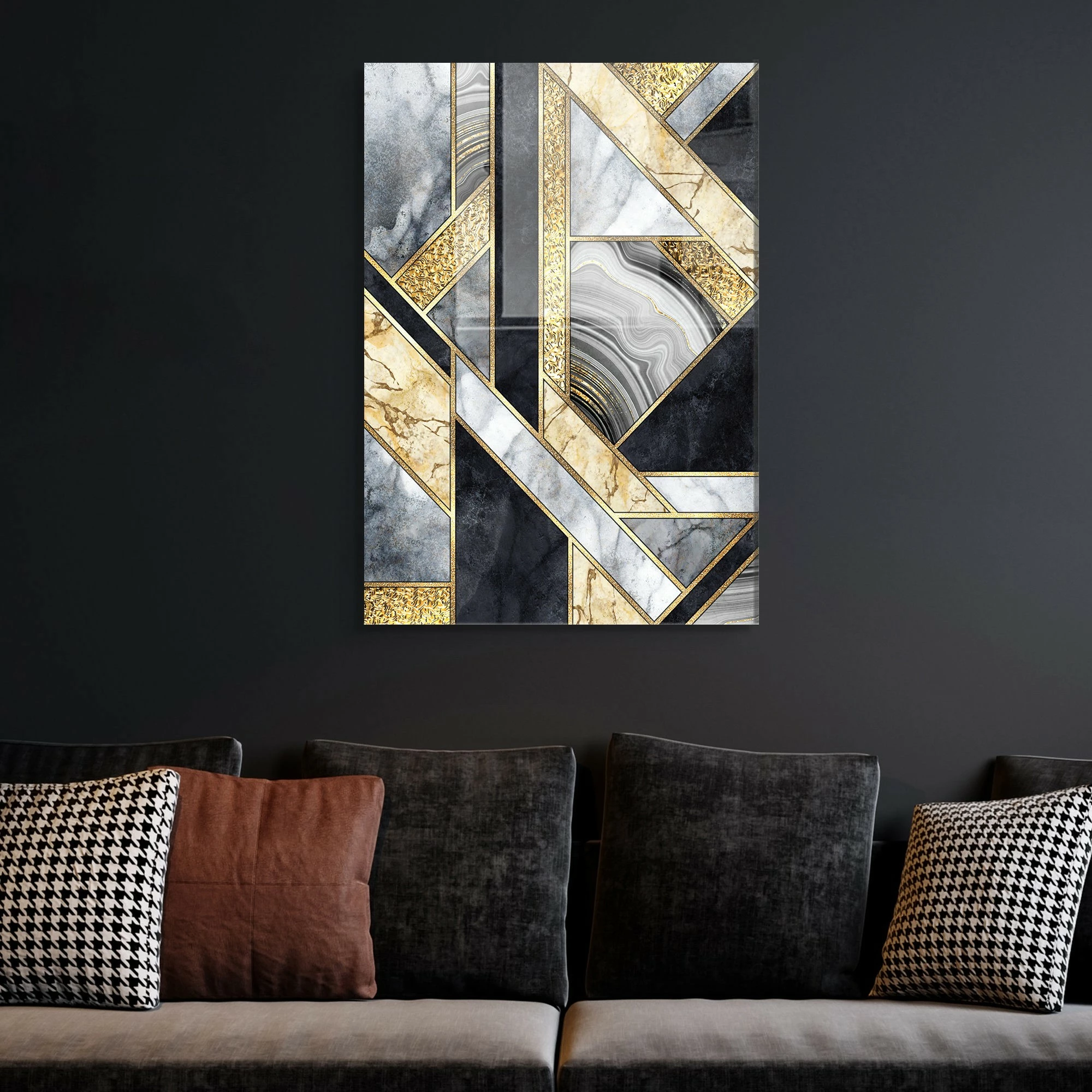 Dekorativna slika iz kaljenega stekla, večbarvna, Wallity UV-033, 70 x 100 cm
