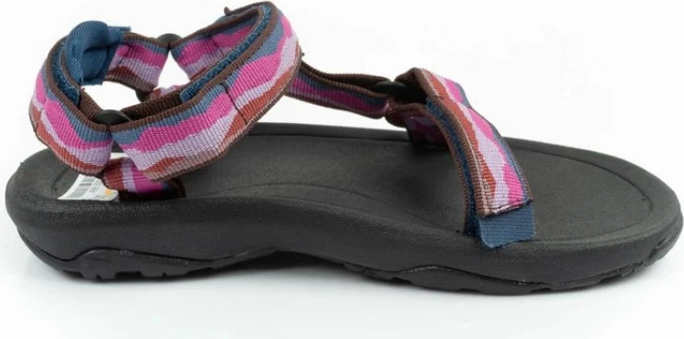 Otroške sandale Teva, črno/roza