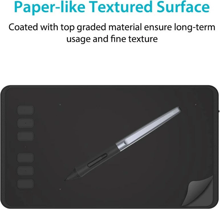 Grafična tablica Huion H640P, 5080 lpi, 160 x 99 mm, črna